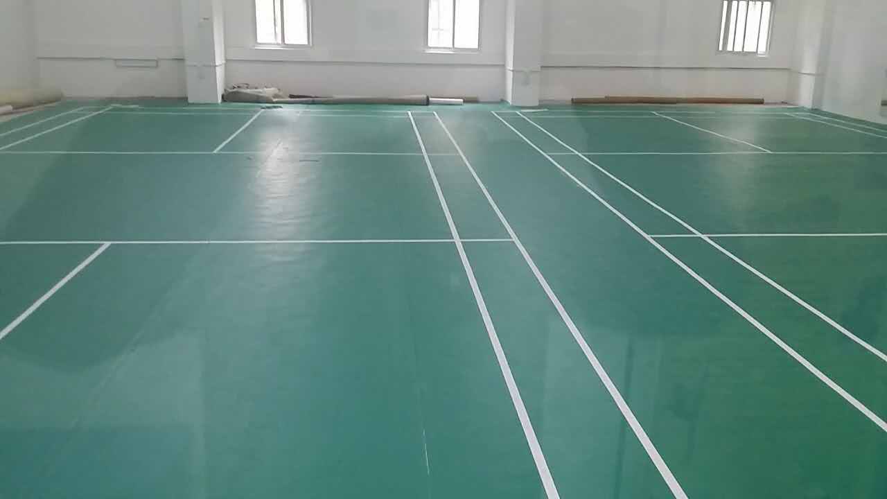 羽毛球地胶成功案例爱尚健身会所惠新西街店