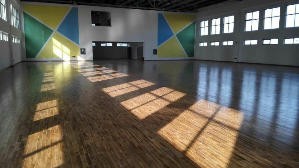 体育馆木地板--杭州湾新区世纪城实验小学成功案例