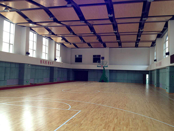 石家庄第十二中学新校区运动木地板成功案例
