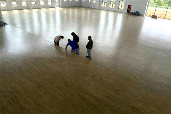 运动木地板--杭州淳安县大墅中学成功案例