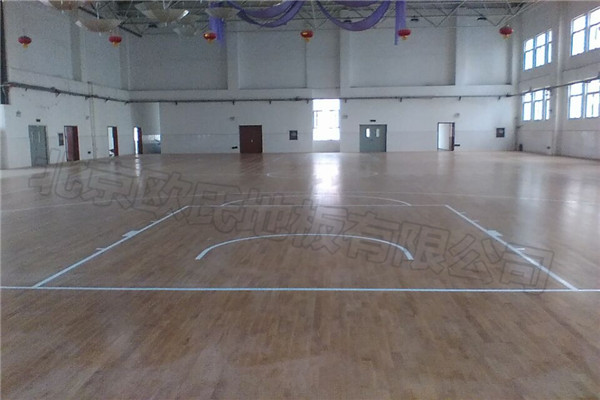 运动木地板--河北石家庄市第十三中学成功案例