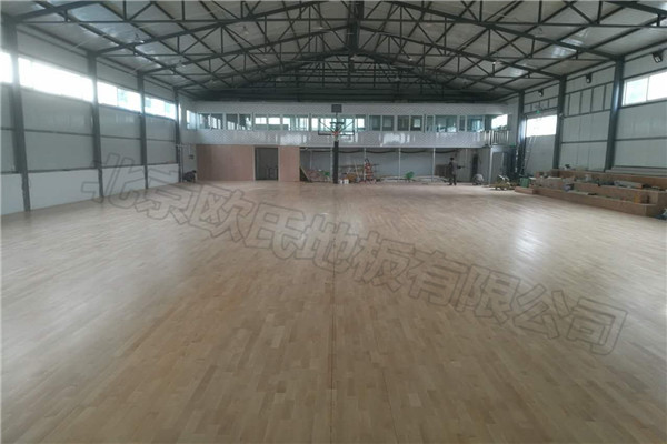 实木运动地板--河北秦皇岛希望之星篮球俱乐部木地板成功案例
