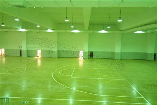 运动木地板--四川攀枝花某学校运动馆成功案例